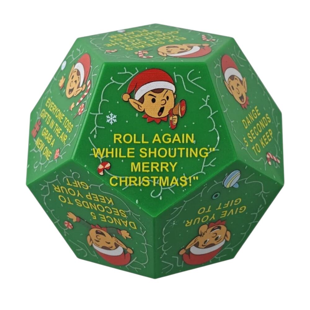 NWT Santa Swap Gift Exchange Dice Christmas Family Game Stocking Stuffers